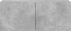 vidaXL Szafka pod telewizor, ścienna, szarość betonu, 100x30x41 cm 6