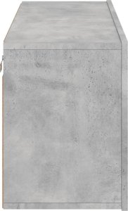 vidaXL Szafka pod telewizor, ścienna, szarość betonu, 100x30x41 cm 7
