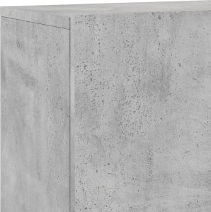 vidaXL Szafka pod telewizor, ścienna, szarość betonu, 100x30x41 cm 9