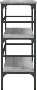 vidaXL Stolik konsolowy, szary dąb sonoma, 100x32x75 cm 6