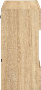 vidaXL Ścienna szafka TV z LED, dąb sonoma, 58,5x30x60,5 cm 9