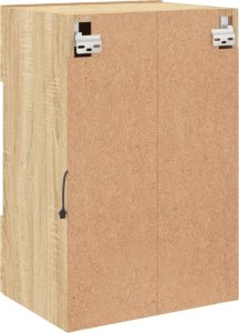 vidaXL Ścienna szafka TV z LED, dąb sonoma, 40x30x60,5 cm 11