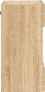 vidaXL Ścienna szafka TV z LED, dąb sonoma, 40x30x60,5 cm 10