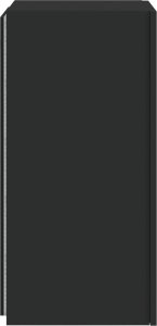 vidaXL Ścienna szafka TV z LED, czarna, 30,5x35x70 cm 10