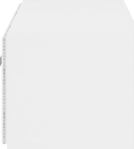 vidaXL Ścienna szafka TV z LED, biała, 100x35x31 cm 10