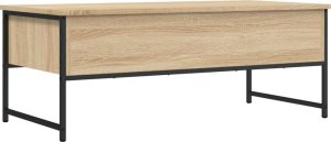 vidaXL Stolik kawowy, dąb sonoma, 101x49x39,5 cm 8