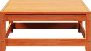 vidaXL Stołek ogrodowy, woskowy brąz, 70x70x30 cm, lite drewno sosnowe 4