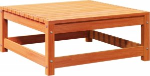 vidaXL Stołek ogrodowy, woskowy brąz, 70x70x30 cm, lite drewno sosnowe 6