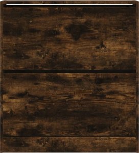 vidaXL Szafka na buty, przydymiony dąb, 80x21x87,5 cm 5
