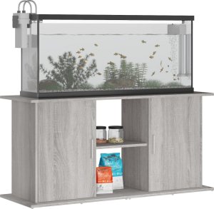 vidaXL Szafka pod akwarium, szary dąb sonoma, 121x41x58 cm 3