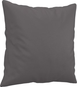 vidaXL 2-osobowa sofa z poduszkami, szara, 120 cm, sztuczna skóra 6