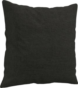 vidaXL 2-osobowa sofa z poduszkami, czarna, 120 cm, tkanina 6