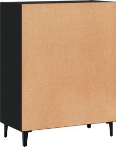 vidaXL Szafka, czarna, 69,5x34x90 cm, materiał drewnopochodny 8