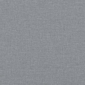 vidaXL 2-osobowa sofa z poduszkami, jasnoszara, 140 cm, tkanina 7