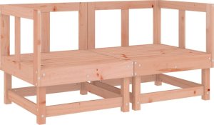 vidaXL Siedziska narożne z poduszkami, 2 szt., lite drewno daglezjowe 3