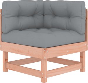 vidaXL Siedziska narożne z poduszkami, 2 szt., lite drewno daglezjowe 4
