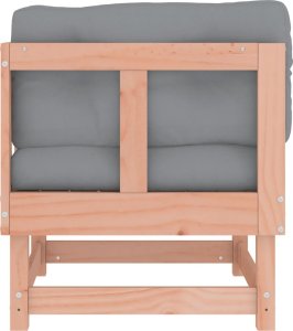 vidaXL Siedziska narożne z poduszkami, 2 szt., lite drewno daglezjowe 5