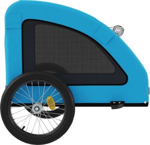 vidaXL Przyczepka rowerowa dla zwierząt, tkanina Oxford i żelazo 7
