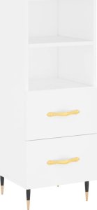 vidaXL Szafka, biała, 34,5x34x90 cm 2