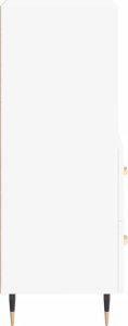 vidaXL Szafka, biała, 34,5x34x90 cm 7