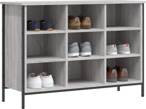 vidaXL Szafka na buty, szary dąb sonoma, 100x35x70 cm 3