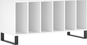 vidaXL Szafka na płyty, biała, 100x38x48 cm, materiał drewnopochodny 2