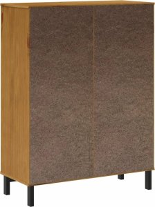 vidaXL Kredens z przeszklonymi drzwiami FLAM, 92x40x122,5 cm, sosna 7