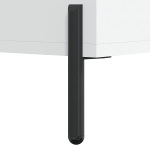 vidaXL Komoda, biała, 100x36x60 cm 11