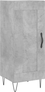 vidaXL Szafka, szarość betonu, 34,5x34x90 cm, materiał drewnopochodny 2