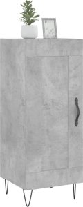 vidaXL Szafka, szarość betonu, 34,5x34x90 cm, materiał drewnopochodny 3