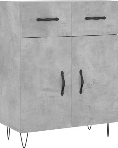 vidaXL Szafka, szarość betonu, 69,5x34x90 cm 2
