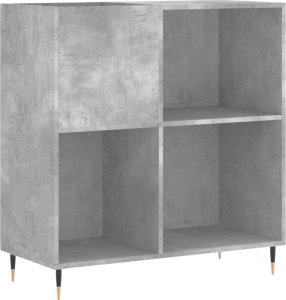 vidaXL Szafka na płyty, szarość betonu, 84,5x38x89 cm 2
