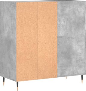 vidaXL Szafka na płyty, szarość betonu, 84,5x38x89 cm 6