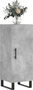 vidaXL Szafka, szarość betonu, 34,5x34x90 cm, materiał drewnopochodny 3