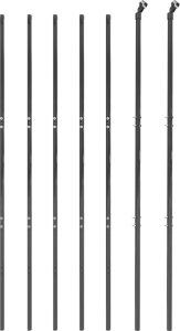 vidaXL Ogrodzenie z siatki drucianej, antracytowe, 1,6x10 m 3