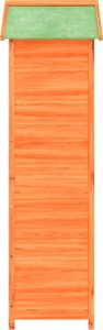 Szafa ogrodowa vidaXL Ogrodowa szopa na narzędzia, brązowa, 120x53,5x170 cm, sosnowa 6