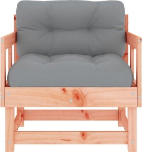 vidaXL Fotele ogrodowe z poduszkami, 2 szt., lite drewno daglezjowe 4
