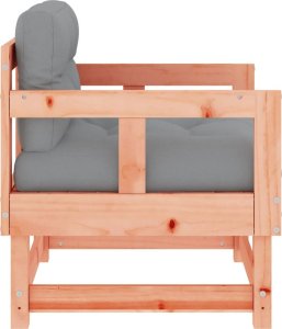 vidaXL Fotele ogrodowe z poduszkami, 2 szt., lite drewno daglezjowe 5