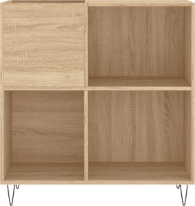 vidaXL Szafka na płyty, dąb sonoma, 84,5x38x89 cm 4