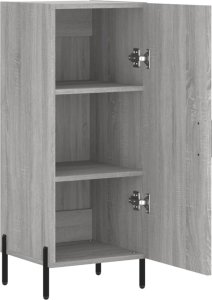 vidaXL Szafka, szary dąb sonoma, 34,5x34x90 cm 5