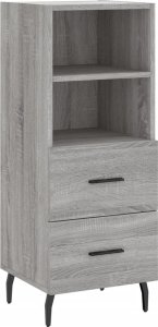 vidaXL Szafka, szary dąb sonoma, 34,5x34x90 cm materiał drewnopochodny 2