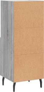 vidaXL Szafka, szary dąb sonoma, 34,5x34x90 cm materiał drewnopochodny 8