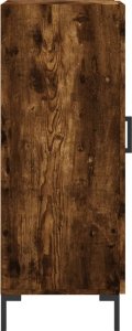 vidaXL Szafka, przydymiony dąb, 34,5x34x90 cm 7