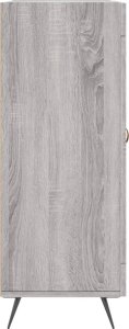 vidaXL Szafka, szary dąb sonoma, 69,5x34x90cm 7