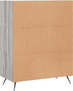 vidaXL Szafka, szary dąb sonoma, 69,5x34x90cm 8