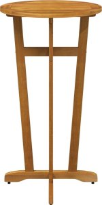 vidaXL Ogrodowy stolik barowy, 60x105 cm, lite drewno akacjowe 3