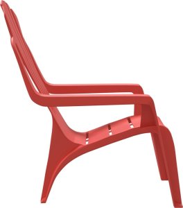 vidaXL Krzesła ogrodowe dla dzieci, 2 szt., czerwone 37x34x44 cm, PP 5