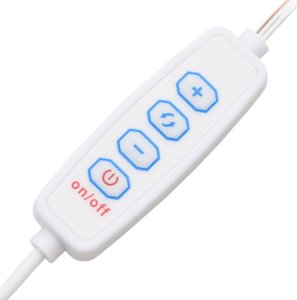 vidaXL Toaletka z oświetleniem LED, brązowy dąb, 96x40x142 cm 10