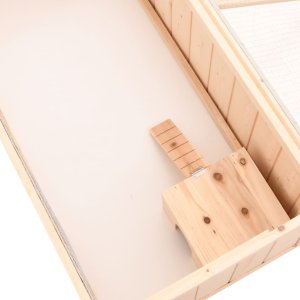 vidaXL Klatka dla chomika, 104x52x38 cm, lite drewno jodłowe 7