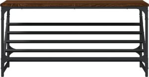 vidaXL Stojak na buty, brązowy dąb, 90x30x45 cm 4